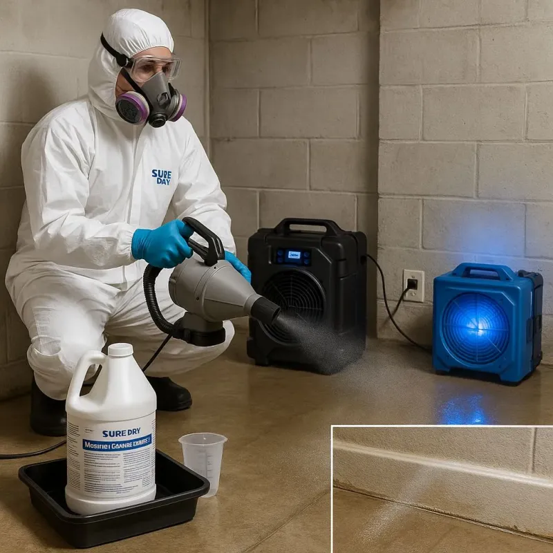 Sanitization and Odor Removal process in Red Oak, NC