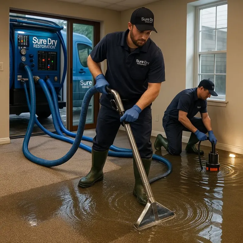 Water Extraction and Removal process in Red Oak, NC